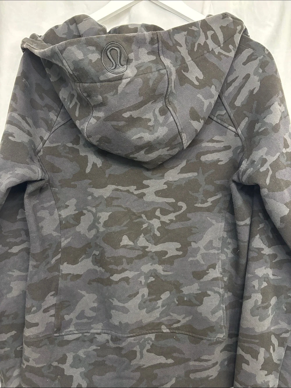 Lululemon Scuba Full-Zip Hoodie Grey Camo